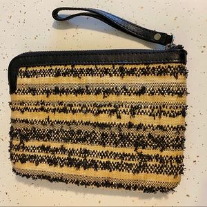 Patricia Nash Straw Woven Cassini Wristlet